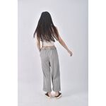 (M) giordano ladies高腰質感灰色長褲二手衣, , large