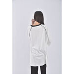 (XL) yoom韓牌質感圓領白色短袖上衣二手衣, , large