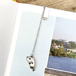 貓咪書籤【22種款式可選】金屬鍊條書籤 隱形書籤 琺瑯貓咪吊飾 書籤夾 金屬書籤 吊掛貓咪 陪讀小貓 貓咪吊飾 鋅合金 兩用書籤, , large