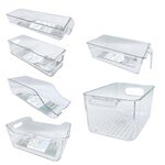 抽式收納盒 冰箱收納 冰箱保鮮盒 蔬果收納盒【Ho覓好物】【Ho好收】保鮮盒 冰箱收納盒 透明收納 壓克力收納盒, , large