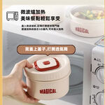 【A&R】四入組 日式316不鏽鋼便當盒附保溫袋、餐具套裝組 - 微波款 2000ML, , large