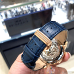 [星晴錶業]MASERATI手錶,46mm,R8821119005寶藍色錶面玫瑰金錶殼寶藍真皮皮革錶帶款, , large