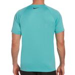 NIKE JDI SWOOSH 成人男性短袖防曬衣 健身 戶外運動 吸汗 乾爽 透氣 彈性 舒適 抗UV 黑 亮綠 藍綠, , large