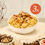 【冊子生活購】經典油飯375g*3盒, , large