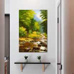 【御畫房】綠林風光 國家一級畫師手繪油畫60×90cm(VF-25), , large