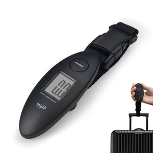 E-BOOKS L3 Electronic Digital Handheld Luggage Scale - with Battery / Travel Essentials The maximum weight is 40kg