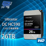 昌運監視器 WD Ultrastar DC HC590 26TB 企業級硬碟 (WUH722626ALE6L4), , large
