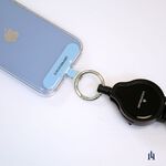 [LOGINHEART]天青藍．手機夾片．墊片．掛繩片 Strap Adapter, , large