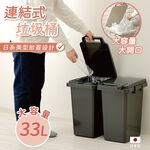 【this-this】日本RISU｜H&H系列 連結式環保垃圾桶 33L, , large
