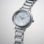 CITIZEN 星辰 L系列 珍珠貝光動能女錶 EM1100-84D, , large