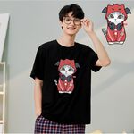 JZ TEE Demon Cat Graphic Tee, , large