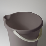 GINII基尼|質感加厚手提水桶 12L 香頌粉/塑膠水桶 圓型水桶 手提水桶 多用途水桶 泡腳 園藝 洗澡桶, 香頌粉, large