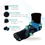 【現貨】MIT台灣製 4D護足運動五趾短襪 抑菌消臭 氣墊短襪 DR504/ DR505, , large