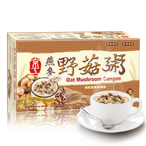 【京工】 燕麥野菇粥 34 g*24包/盒 即沖即飲 沖泡粥 常温 五辛素