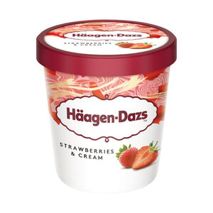 HaagenDazs哈根達斯 草莓品脫杯473ml毫升 x 1Bucket桶