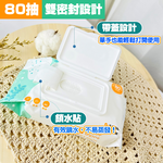 【咪咪購物】悅棉 純水濕紙巾 藍色 80抽X24包, , large