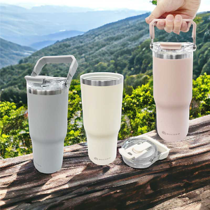 Ceramic double drink cup