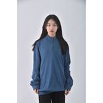 (XL) tommy hilfiger質感高領藍色長袖上衣二手衣, , large