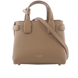 Check leather bag