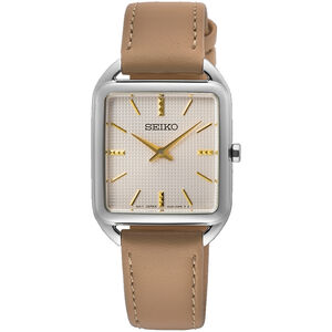 SEIKO 精工 CS系列 城市簡約長方形女錶 SWR089P1/4N30-00L0P
