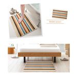 【格藍傢飾】色彩時尚吸水防滑地墊-45x72cm  止滑墊 腳踏墊 廁所浴室客廳地墊 防滑, , large