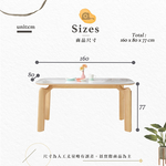 【Hampton 漢汀堡】斌傑5.3尺原木岩板餐桌, , large