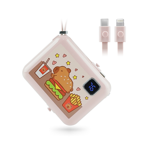[RONEVER] MINI快充行動電源-10000mAh D04 漢堡豚