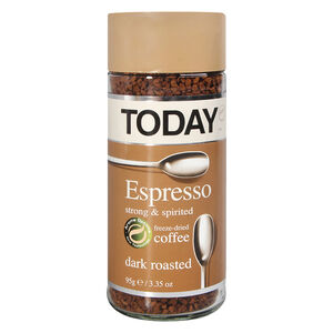 Espresso freeze-dried coffee