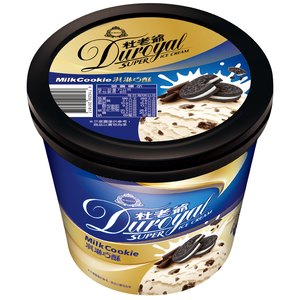 Duroyal Super 1L Ice Cream -Milk Cookie