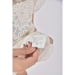 (M) leidisha蕾絲白色短袖上衣二手衣, , large