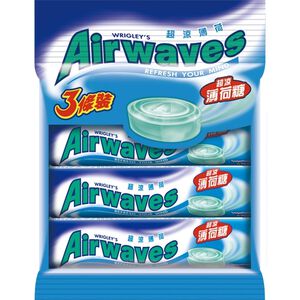 Airwaves薄荷糖-超涼薄荷3入裝