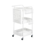 RICHOME三層洞洞板收納推車, , large