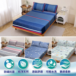 【多利寶寢具】INDIAN_大和針織抗菌單人床包枕套二件組(花色隨機), , large