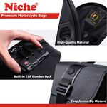 【Niche 樂奇】重機圓筒背靠後座包 (22L) NMO-2305, , large