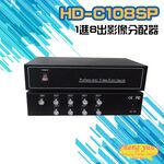 昌運監視器 HD-C108SP AHD CVI TVI CVBS 1進8出影像分配器, , large