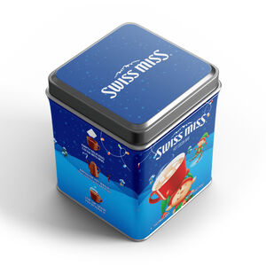 SWISS MISS 聖誕鐵罐(藍) 330g【Mia C'bon Only】