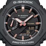 CASIO 卡西歐 G-SHOCK 八角 黑色霧面雙顯手錶 GMA-S2100-1A, , large
