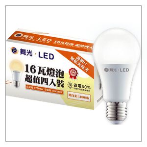 16W LED Bulb 4PACK