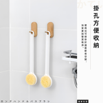 【上手家居】日式長柄洗澡刷-白色(沐浴刷/刷背/洗背刷/搓背/身體刷/搓澡刷/背刷), , large
