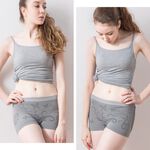 【現貨】MIT台灣製 竹炭抗菌無縫低腰平口褲 P23922, , large