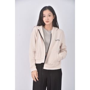 (S) roots質感連帽杏色外套二手衣