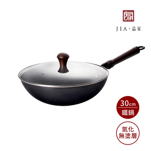 JIA Companion Carbon Steel Wok 30cm