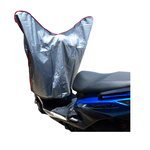 【機車遮陽系列】3D菱格紋機車龍頭罩-深藍色 防刮 防曬90%以上抗UV(機車罩 龍頭罩 抗UV), , large