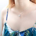 【Angel & Me】幸福 海豚 s925 純銀 項鍊 生日 情人節 聖誕節 禮盒 禮物, , large