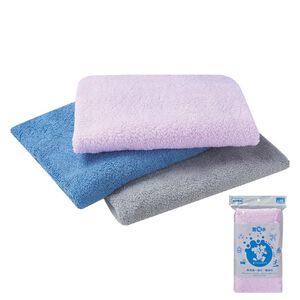 60080驚吸水小浴巾-法國藍