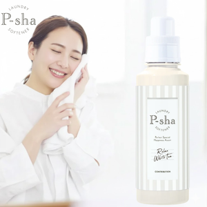 日本P-sha帕莎香氛柔軟精600ml(白茶香)*3瓶
