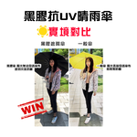 [凱得國際]KISSDIAMOND超輕量自動開收抗UV黑膠UPF50+晴雨傘KDU-001 天藍, , large