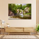 【御畫房】春水流 國家一級畫師手繪油畫60×90cm(VF-92), , large
