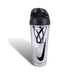 NIKE 雪克水壺 24OZ/709ml 健身 運動 水壺 水瓶 隨身杯 奶昔杯 搖搖杯 蛋白粉 可機洗 防漏 綠 黑, 亮綠, large