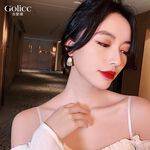 【Gulicc 】古莉可 耳環 簡約亮片耳飾, , large